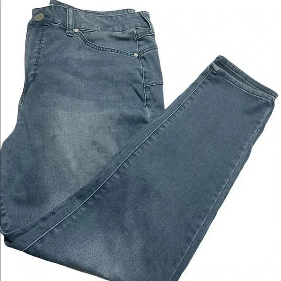 Seven 7 blue skinny jeans size 16 - Picture 1 of 4